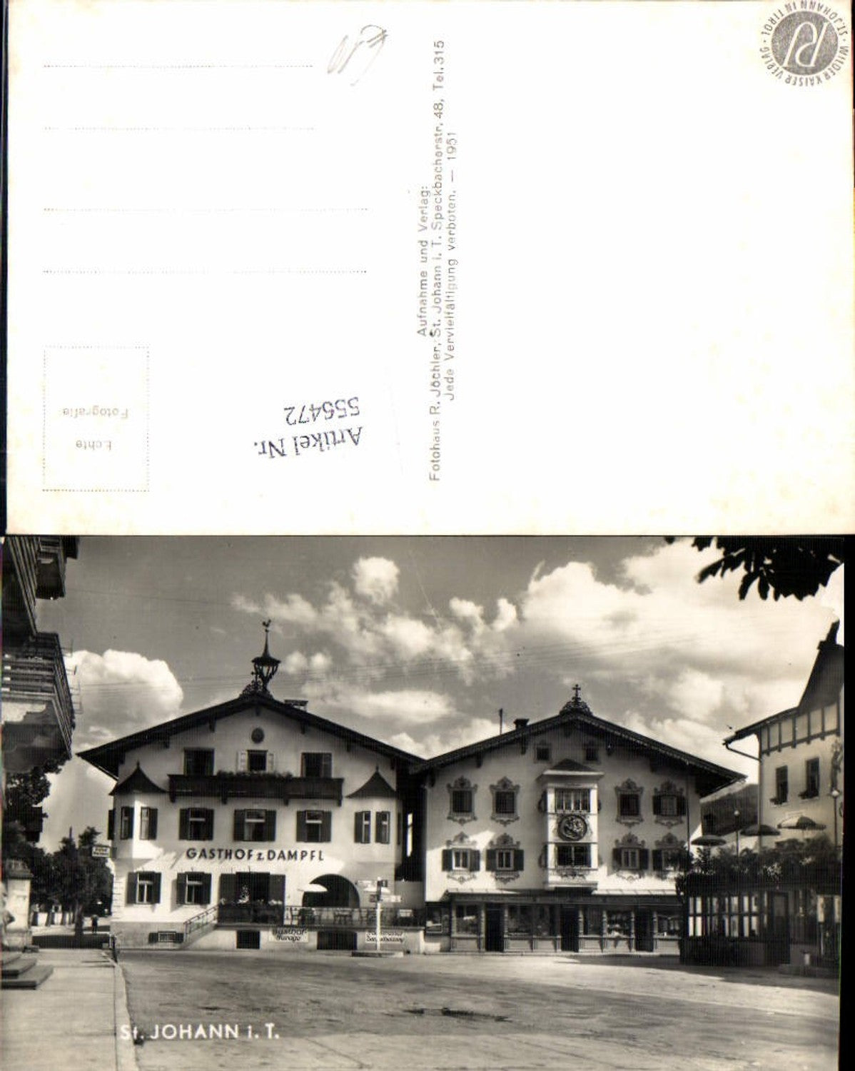 Alte Ansichtskarte – Old Postcard
