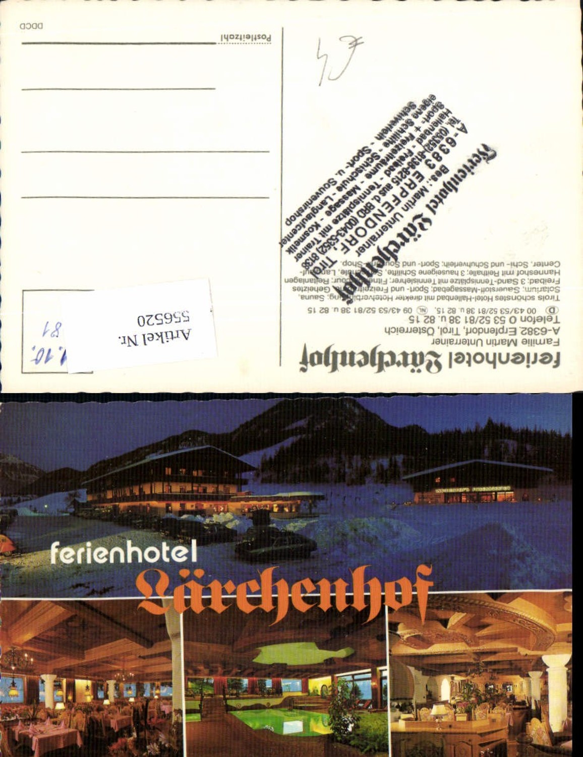 Alte Ansichtskarte – Old Postcard