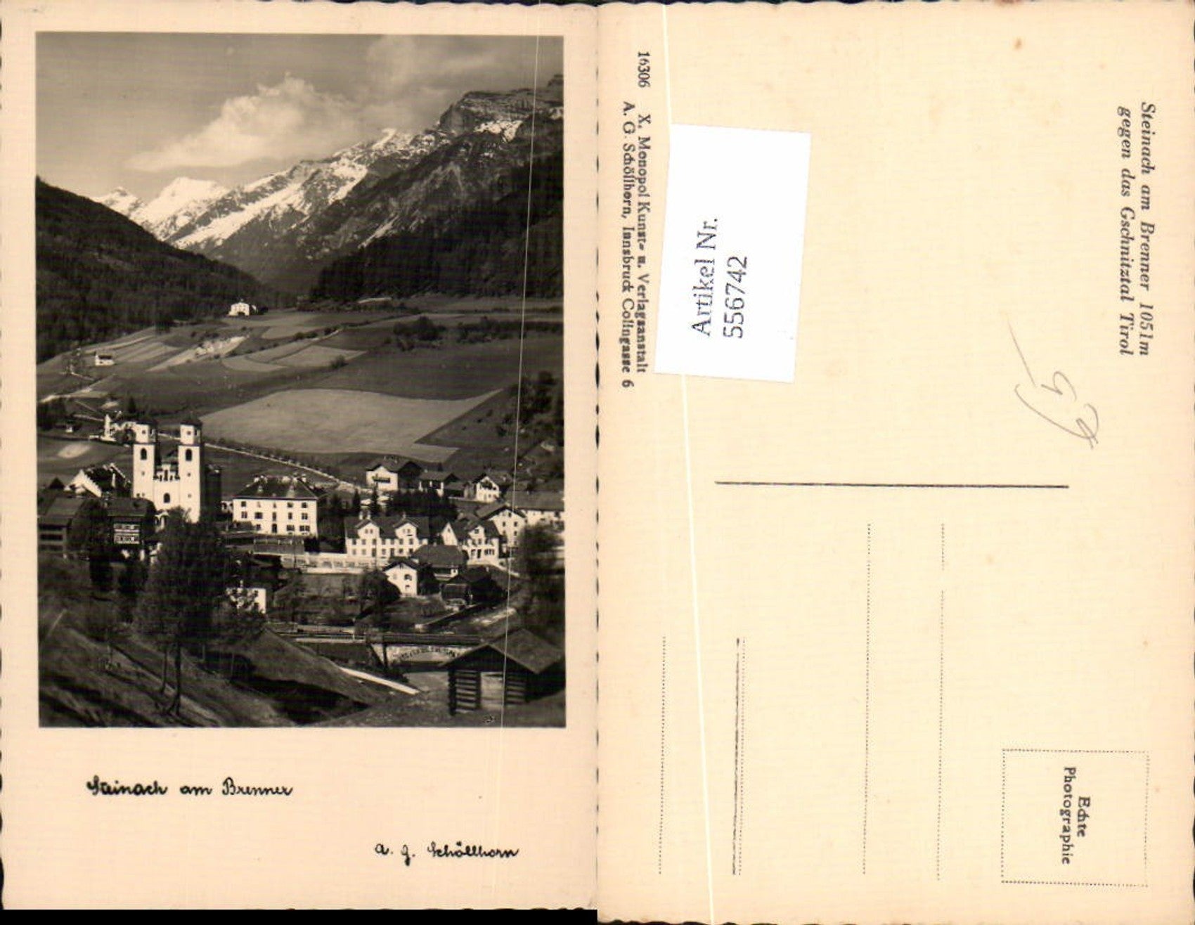 Alte Ansichtskarte – Old Postcard
