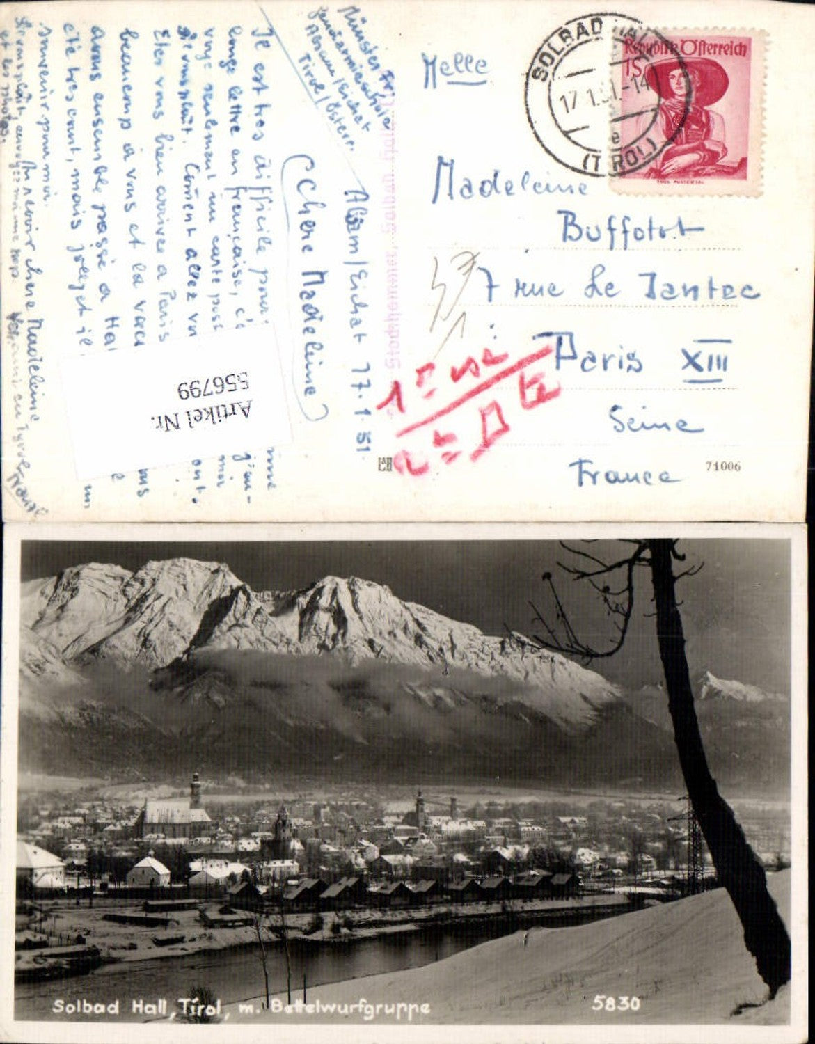 Alte Ansichtskarte – Old Postcard