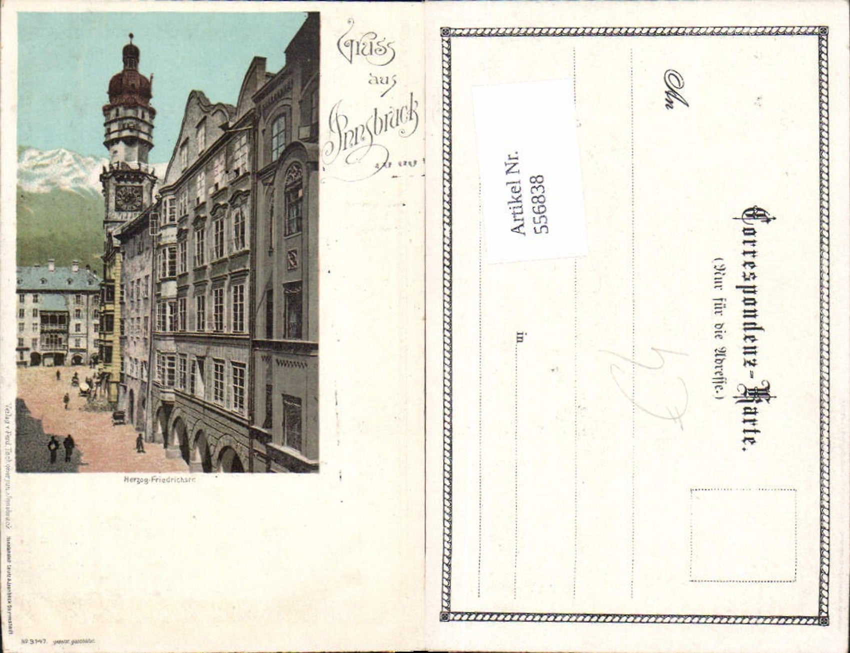 Alte Ansichtskarte – Old Postcard