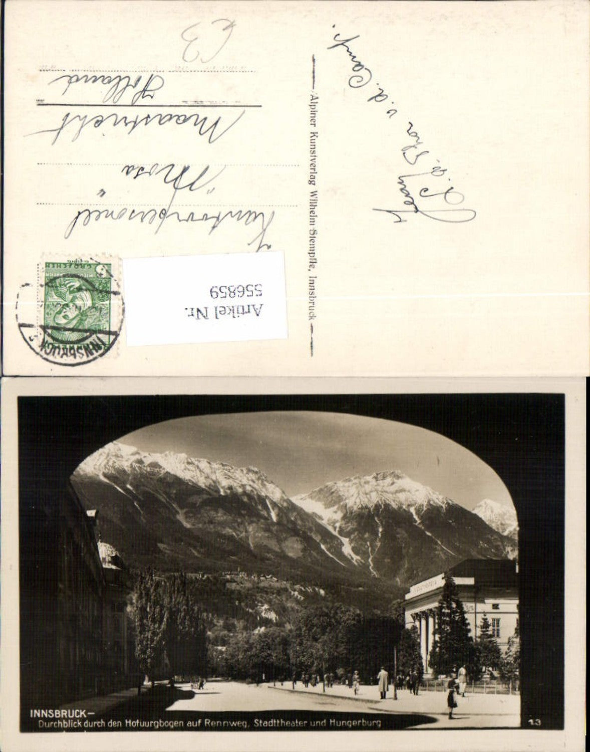 Alte Ansichtskarte – Old Postcard