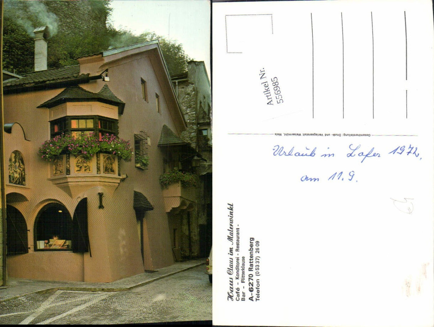 Alte Ansichtskarte – Old Postcard