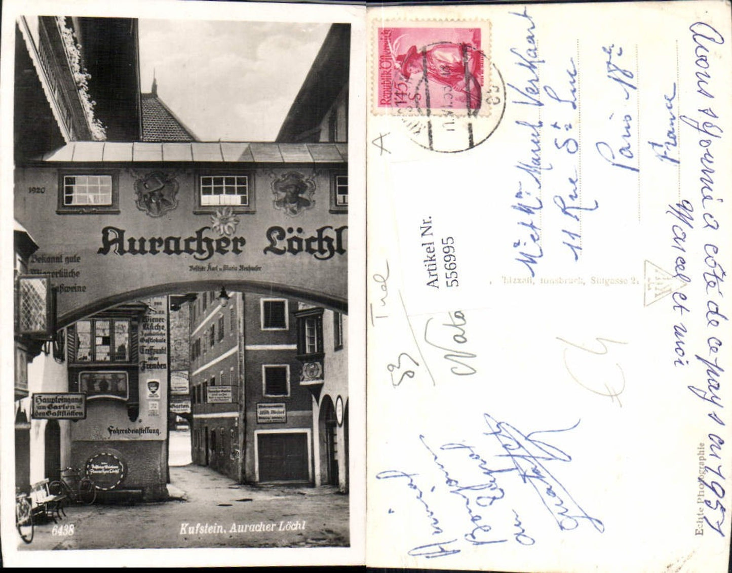 Alte Ansichtskarte – Old Postcard