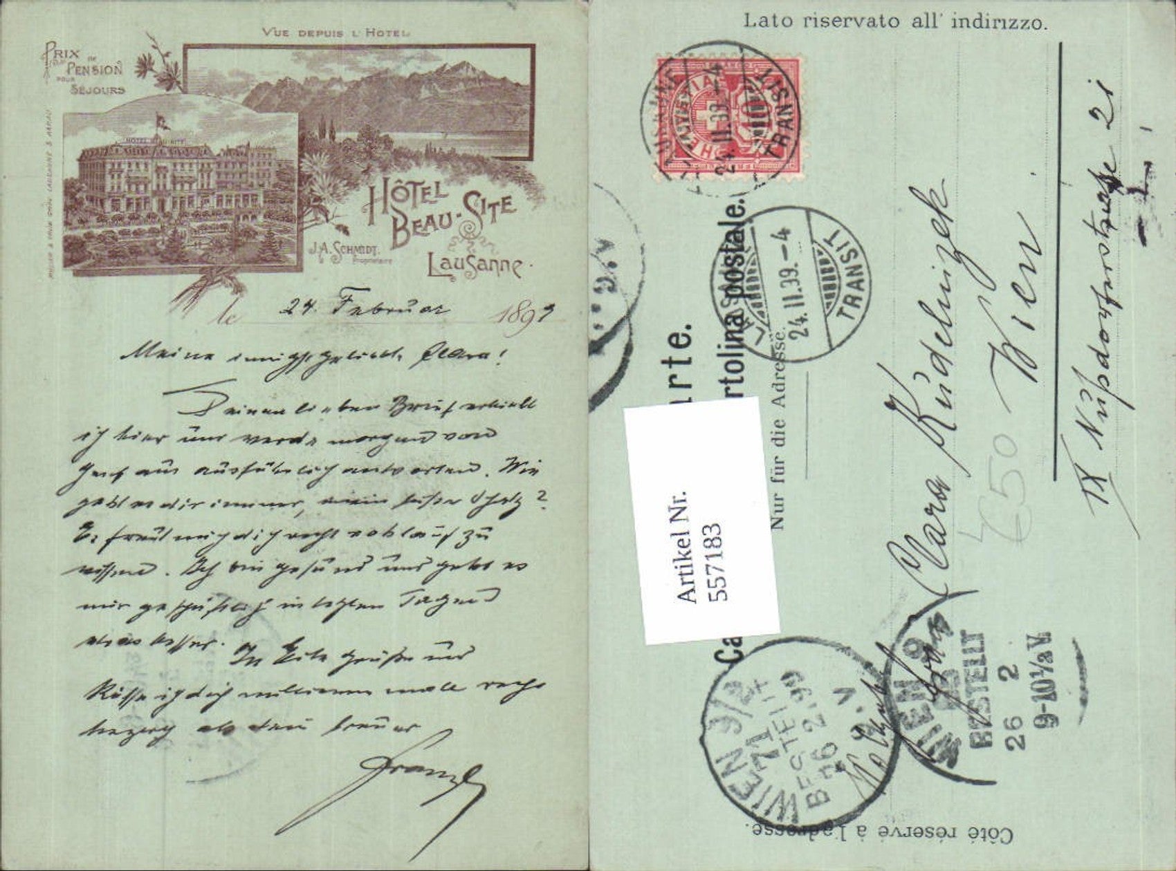 Alte Ansichtskarte – Old Postcard