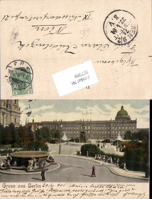 557389,Gruss aus Berlin Lustgarten Schloss pub Greve 49