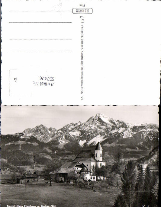 557426,Ettenberg m. Hohen Göll Marktschellenberg