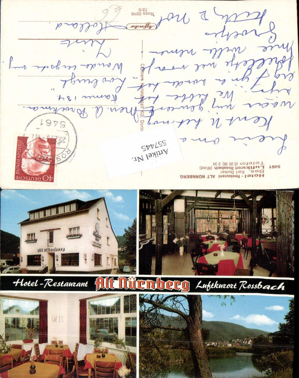 557445,Gasthaus Alt Nürnberg Rossbach Roßbach Wied Rengsdorf Waldbreitbach LK Neuwied