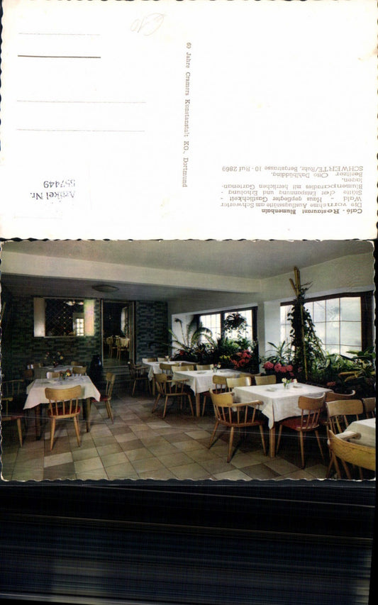 557449,tolle AK Schwerte an der Ruhr Cafe Restaurant Blumenhain LK Unna