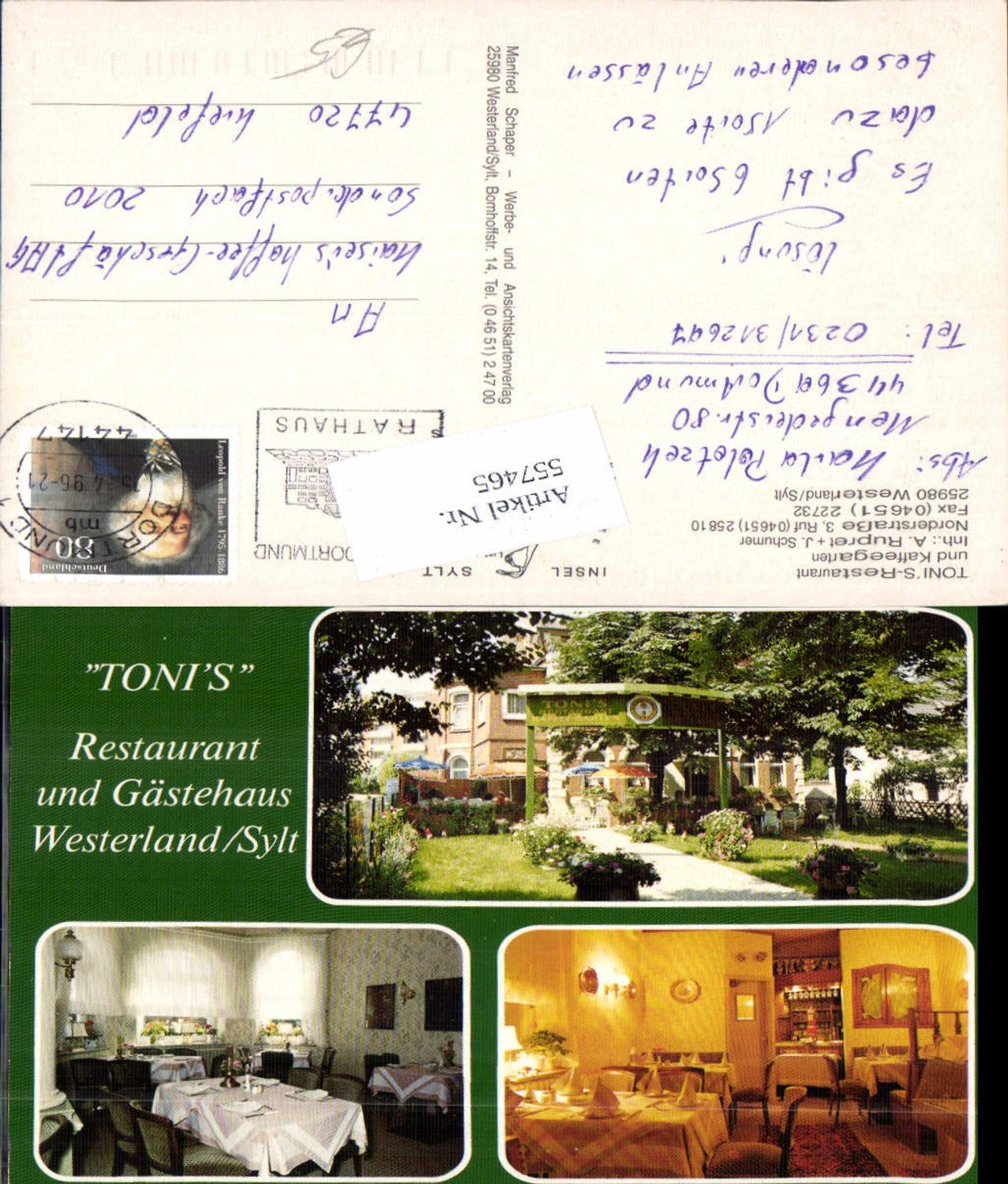 Alte Ansichtskarte – Old Postcard