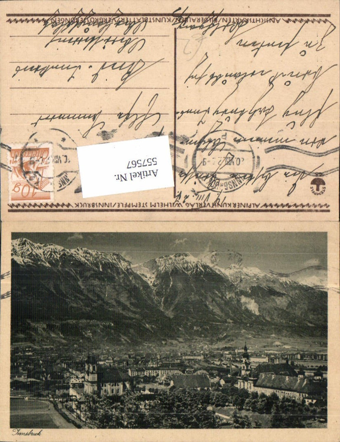 Alte Ansichtskarte – Old Postcard
