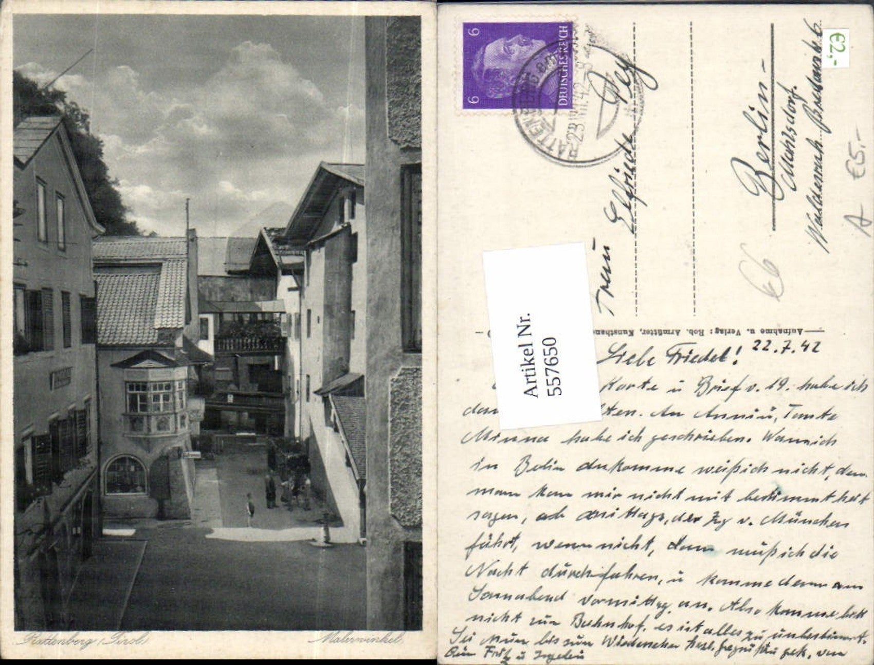 Alte Ansichtskarte – Old Postcard