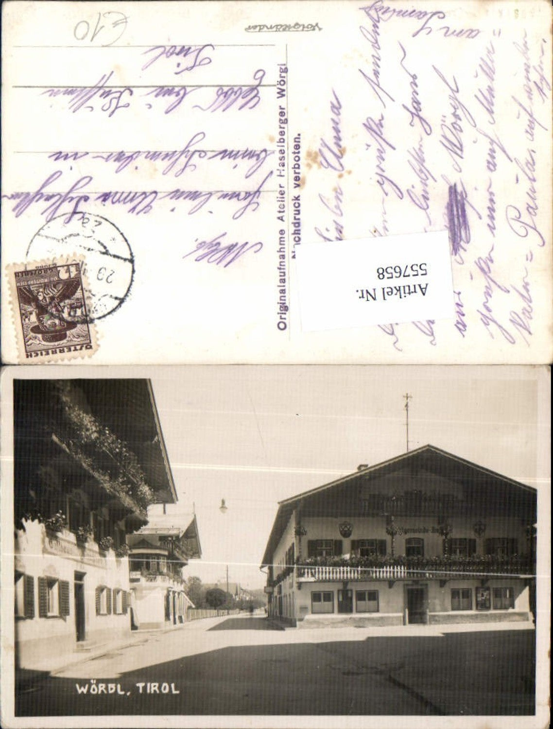 Alte Ansichtskarte – Old Postcard