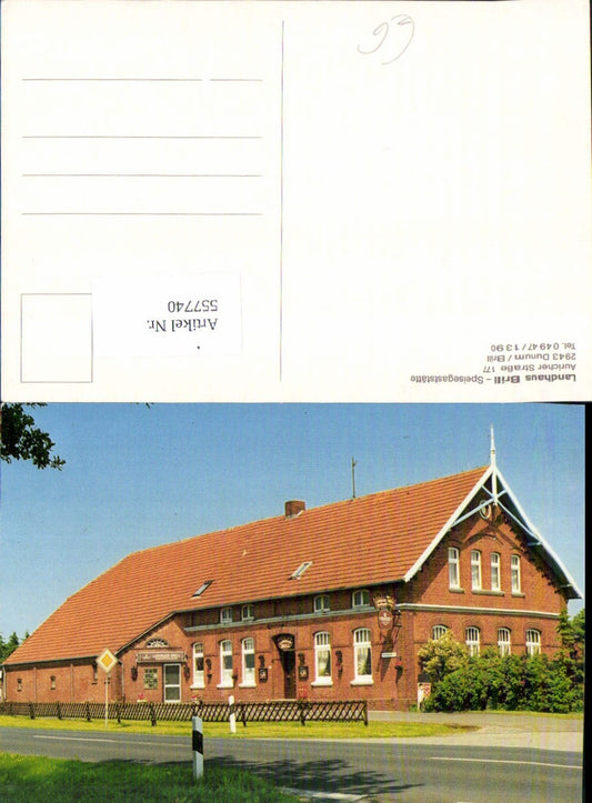 557740,Dunum Brill Landhaus Brill Gasthaus Esens LK Wittmund