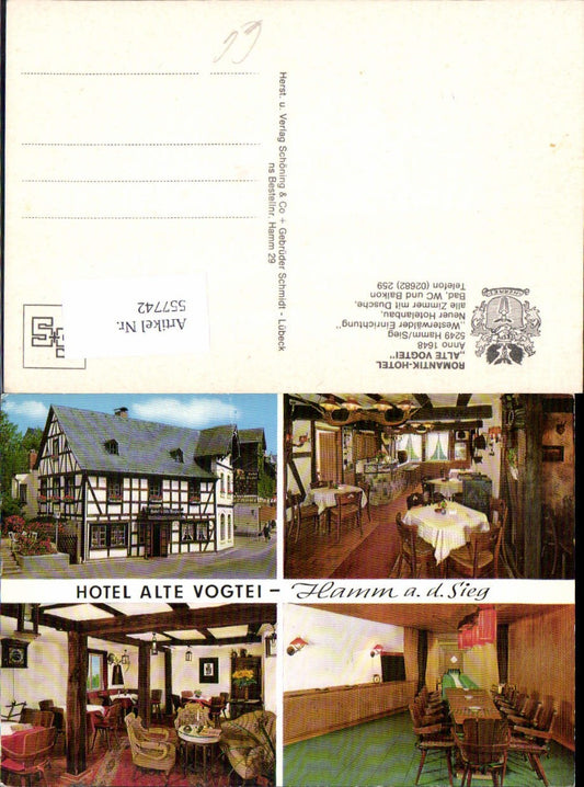 557742,Hamm an der Sieg Hotel Alte Vogtei LK Altenkirchen Westerwald