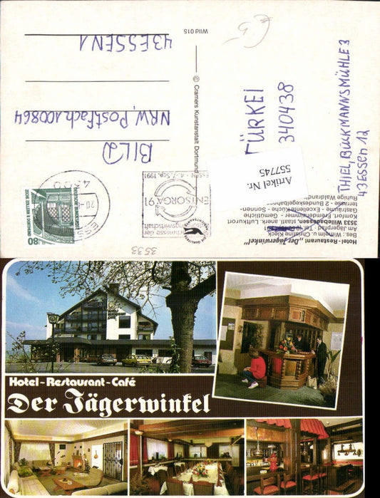 557745,Willebadessen Hotel Restaurant Der Jägerwinkel LK Höxter