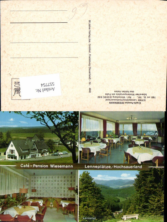 557754,Winterberg Hochsauerland Cafe Pension Wiesemann Lenneplätze