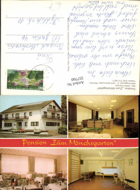 557760,Beverungen Wehrden Cafe Pension Zum Mönchsgarten LK Höxter