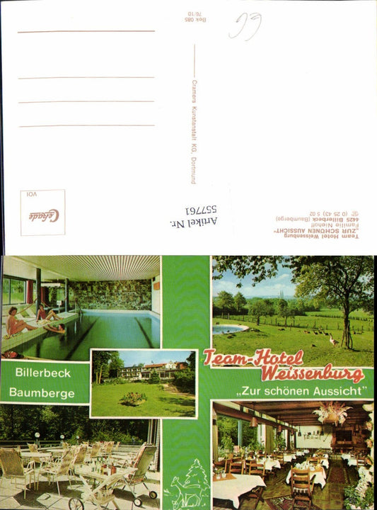 557761,Billerbeck Baumberge Hotel Zur schönen Aussicht Pool Hallenbad Bad LK Coesfeld