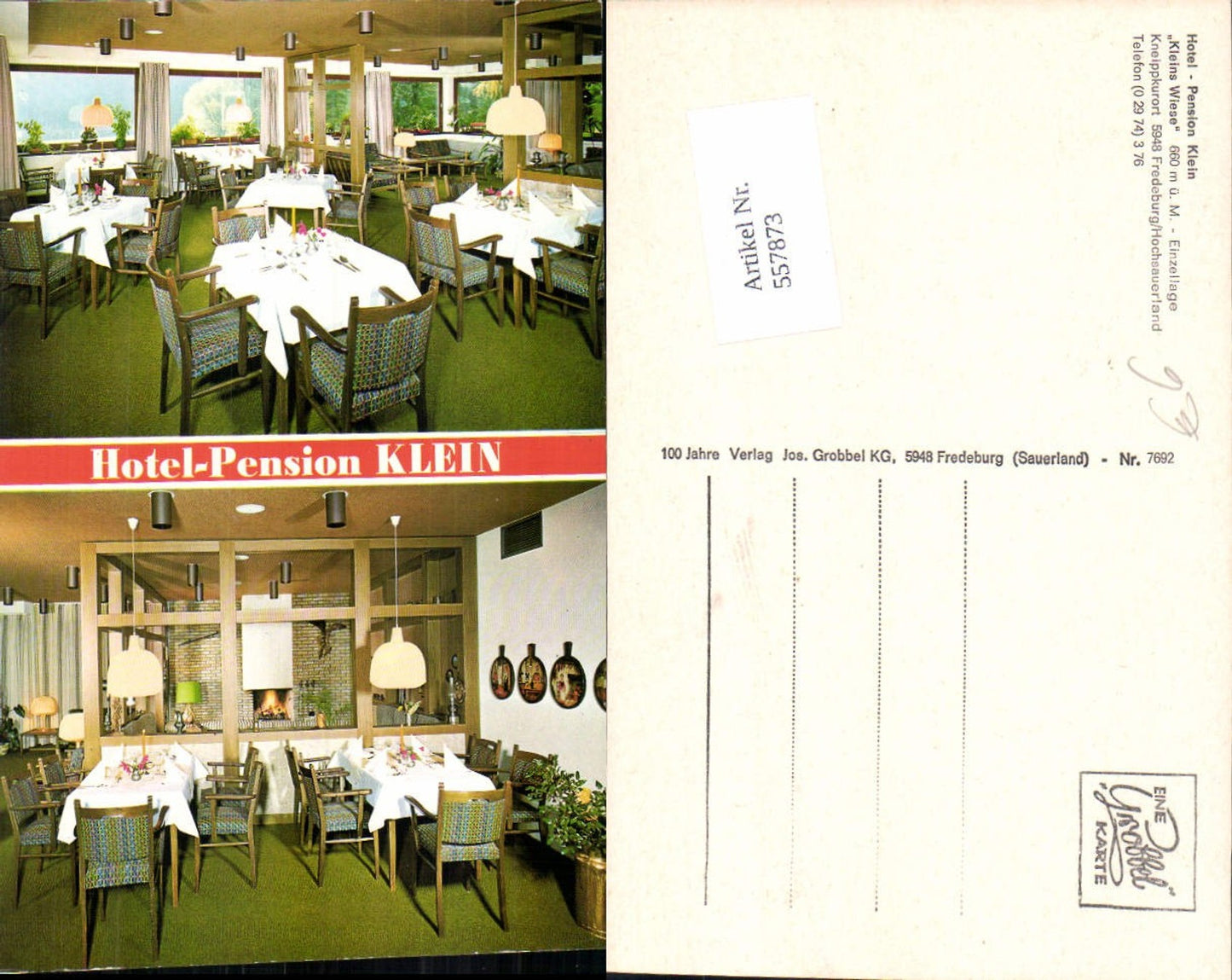 557873,Bad Fredeburg Hochsauerland Hotel Pension Klein Kleins Wiese Gaststube Speisesaal