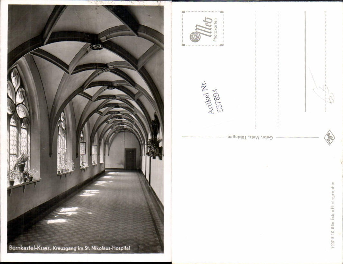 557894,Foto Ak Bernkastel-Kues Kreuzgang St Nikolaus-Hospital