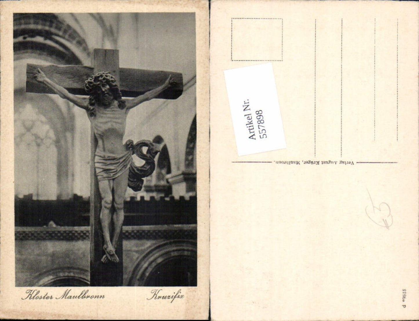557898,Maulbronn Kloster Kruzifix Kreuz