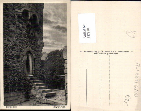 557910,Bensheim Rinnentor Schloss Auerbach