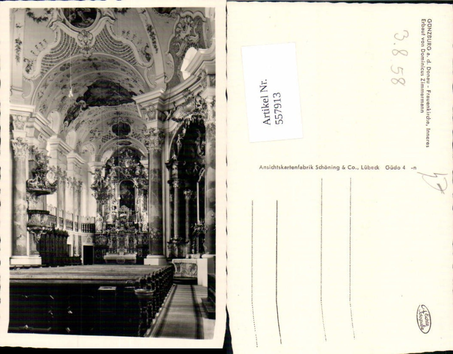 557913,Günzburg a. d. Donau Frauenkirche Altar Kirche Religion