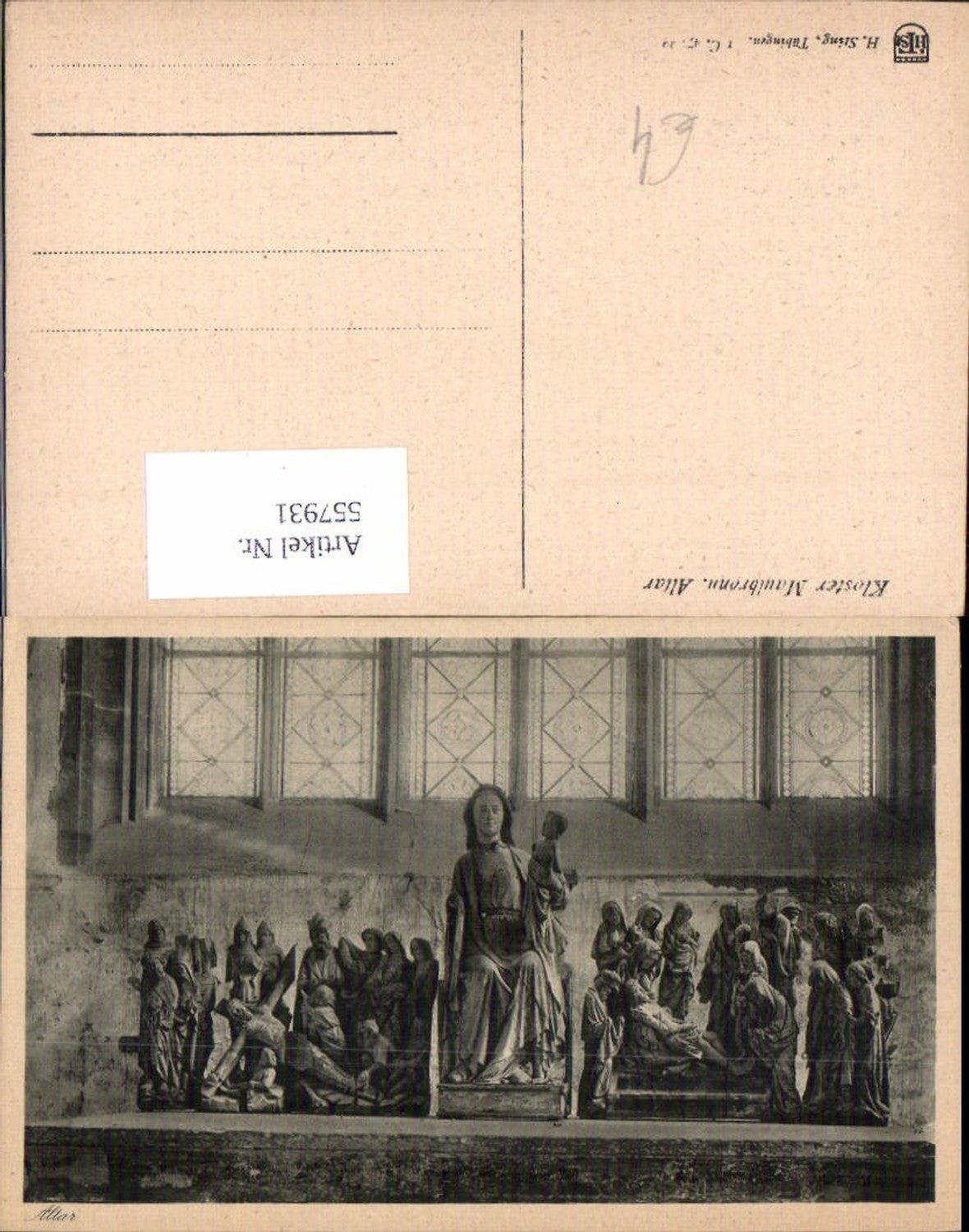 557931, Maulbronn Monastery Altar Religion Statue