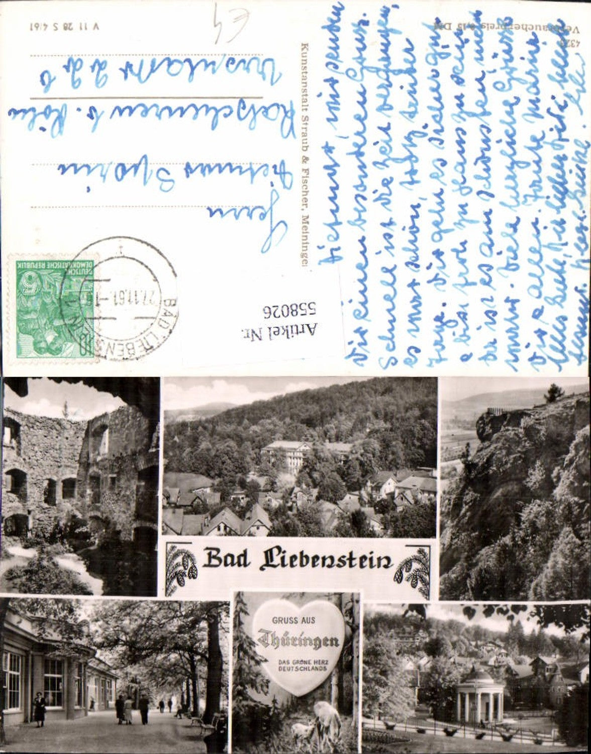 558026,Mehrbild Ak Bad Liebenstein Burg Ruine Kurhaus