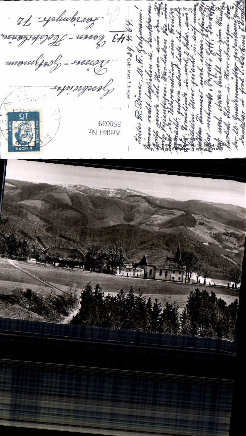 558039,Foto Ak St Peter Schwarzwald Blick Feldberg