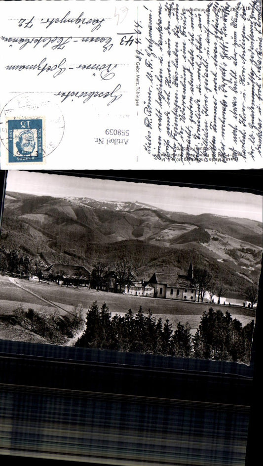 558039, Photo Ak St Peter Black Forest View Feldberg