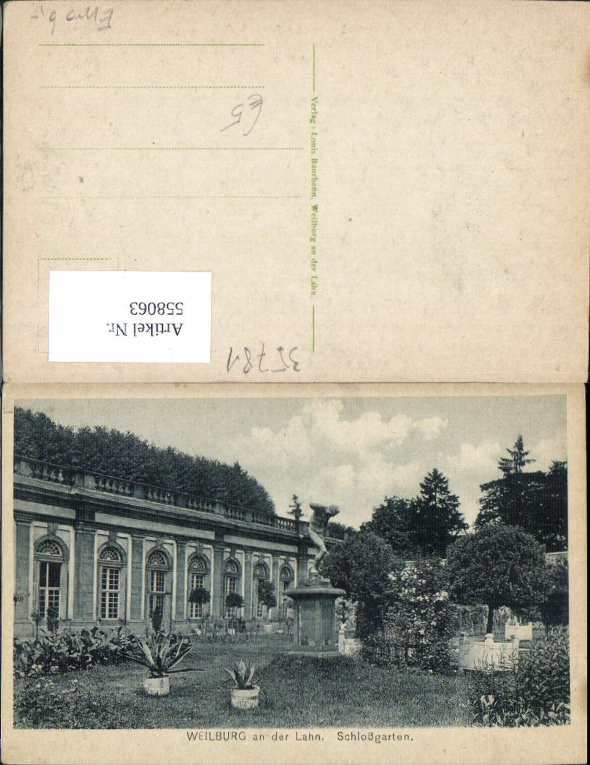 558063,Weilburg a. d. Lahn Schloßgarten