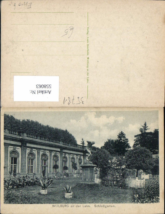 558063,Weilburg a. d. Lahn Schloßgarten
