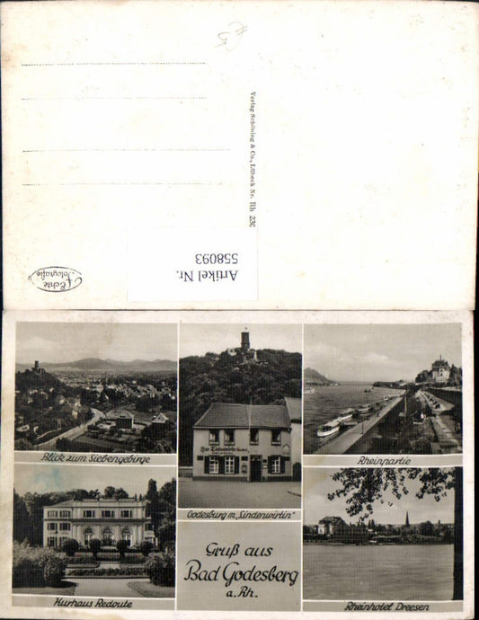 558093,Mehrbild Ak Bad Godesberg a. Rhein Kurhaus Redoute Rheinhotel Dreesen