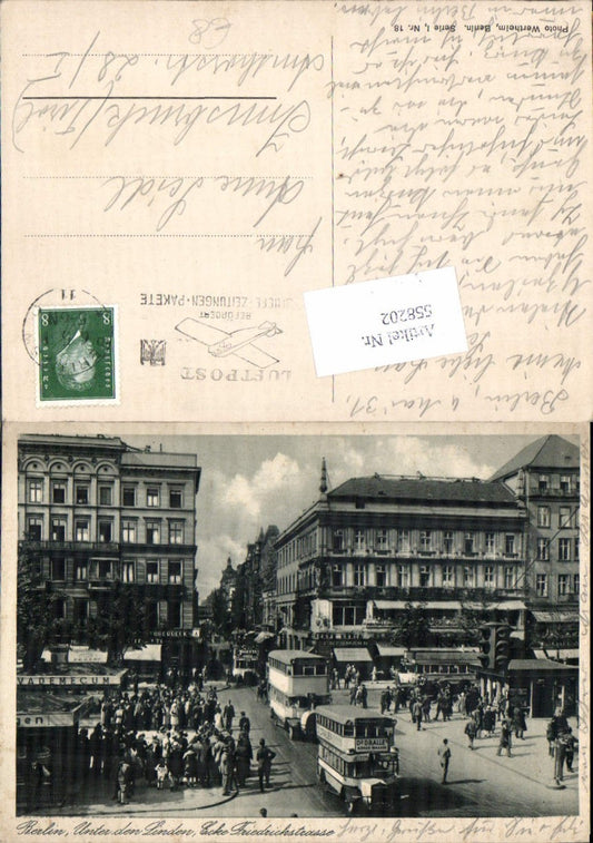 558202, Berlin Unter den Linden Busse Bus Autobus Friedrichstrasse