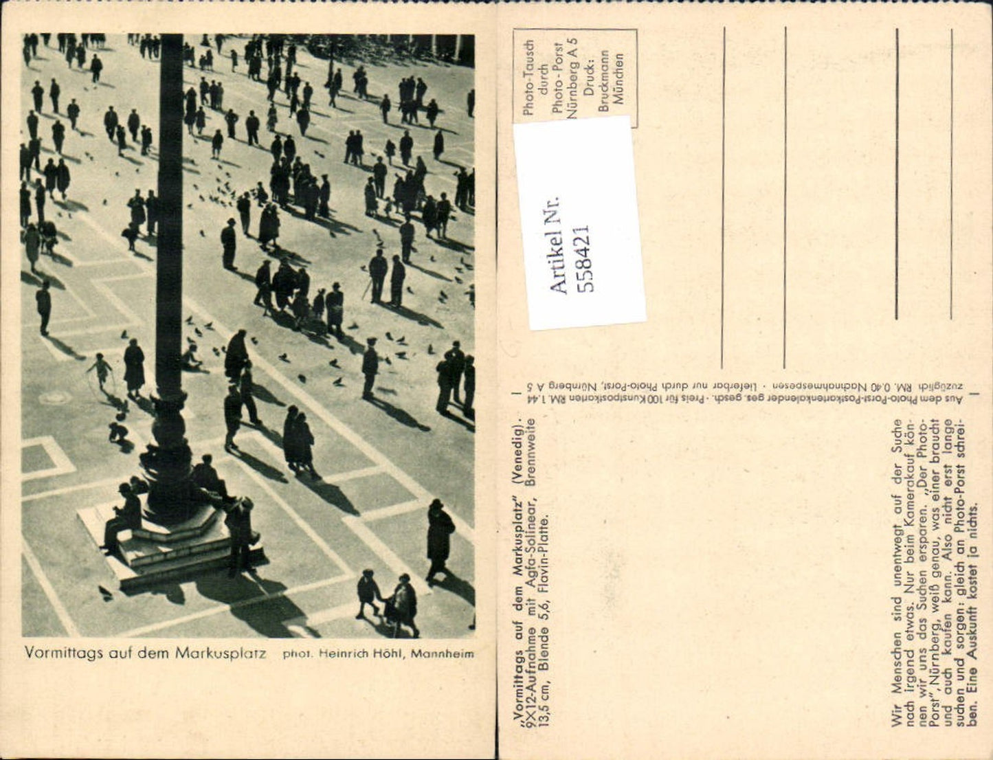 Alte Ansichtskarte – Old Postcard