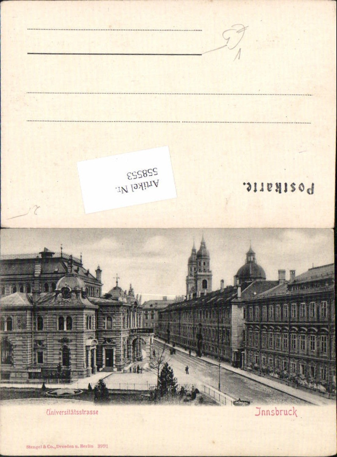 Alte Ansichtskarte – Old Postcard