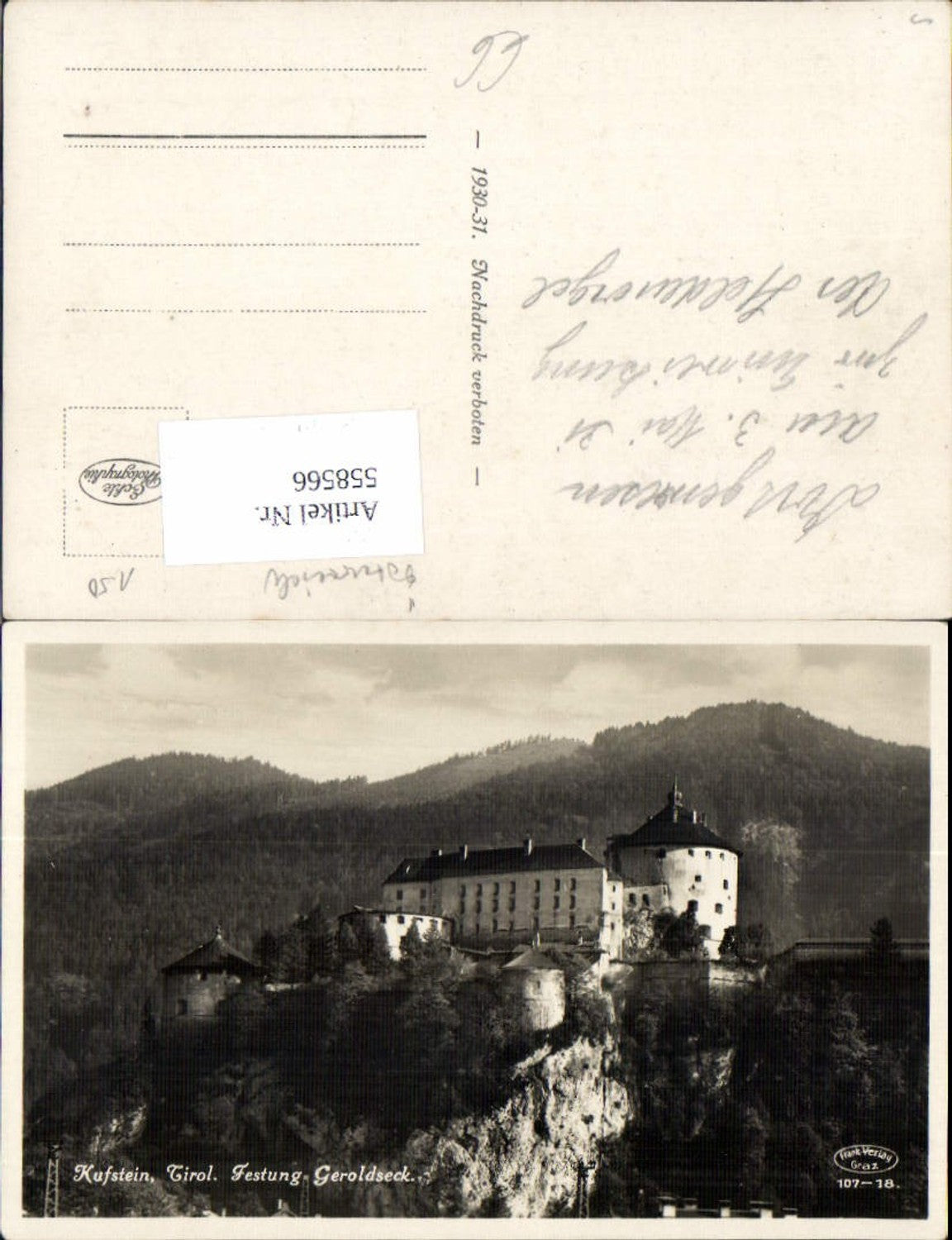 Alte Ansichtskarte – Old Postcard