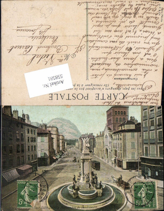 558581,France Grenoble Monument Gentenaire