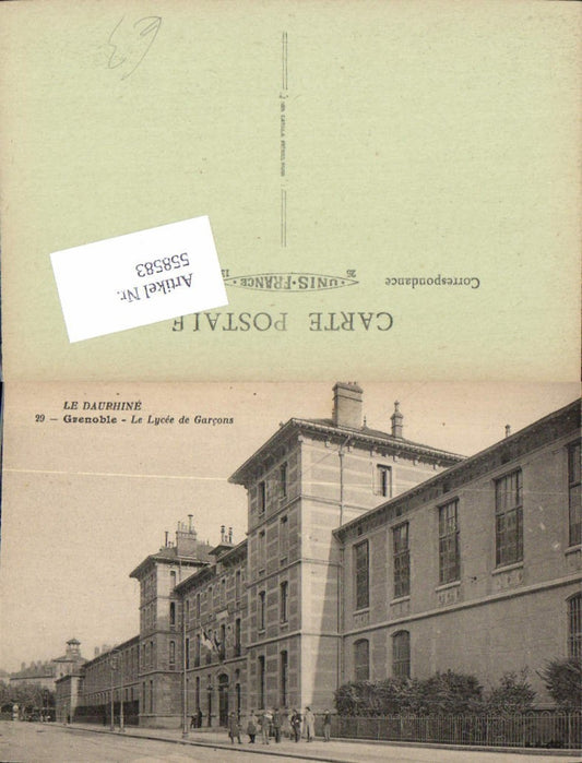 558583,France Grenoble Le Lycee de Garcons