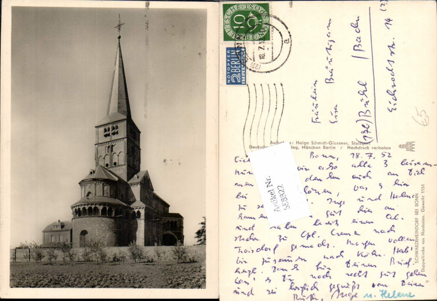 558822,Schwarzrheindorf bei Bonn Kirche Vilich Rheindorf Beuel