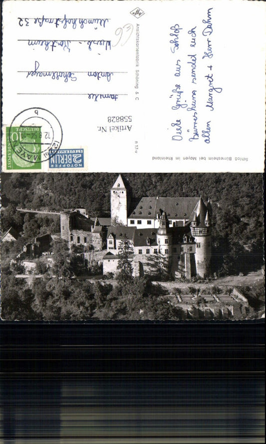 558828,Foto Ak Schloss Bürresheim b. Mayen im Rheinland Sankt Johan