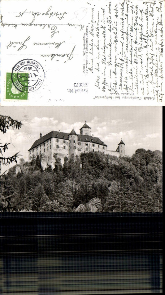 558872,Foto Ak Schloss Greifenstein b. Heiligenstadt Fränkische Schweiz