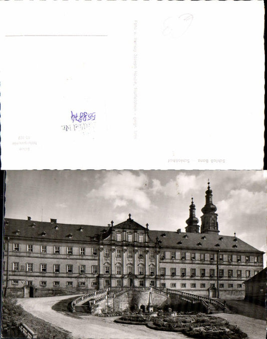 558874,Foto Ak Schloss Banz Schloßhof Bad Staffelstein Kloster