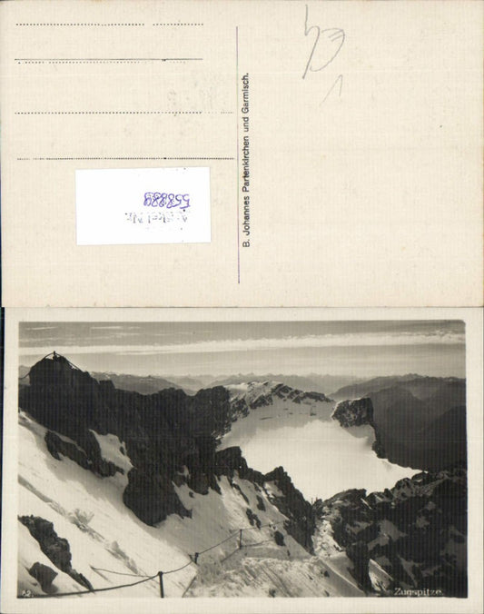 558889,Foto Ak Zugspitze pub B. Johannes Garmisch-Partenkirchen