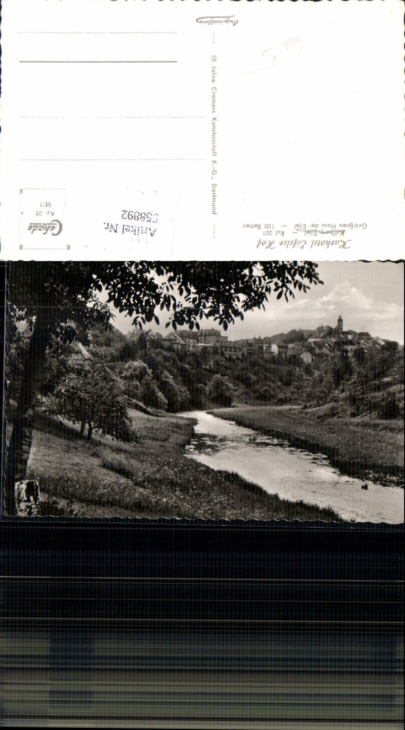 558892,Foto Ak Kyllburg Eifel Ansicht m. Baum