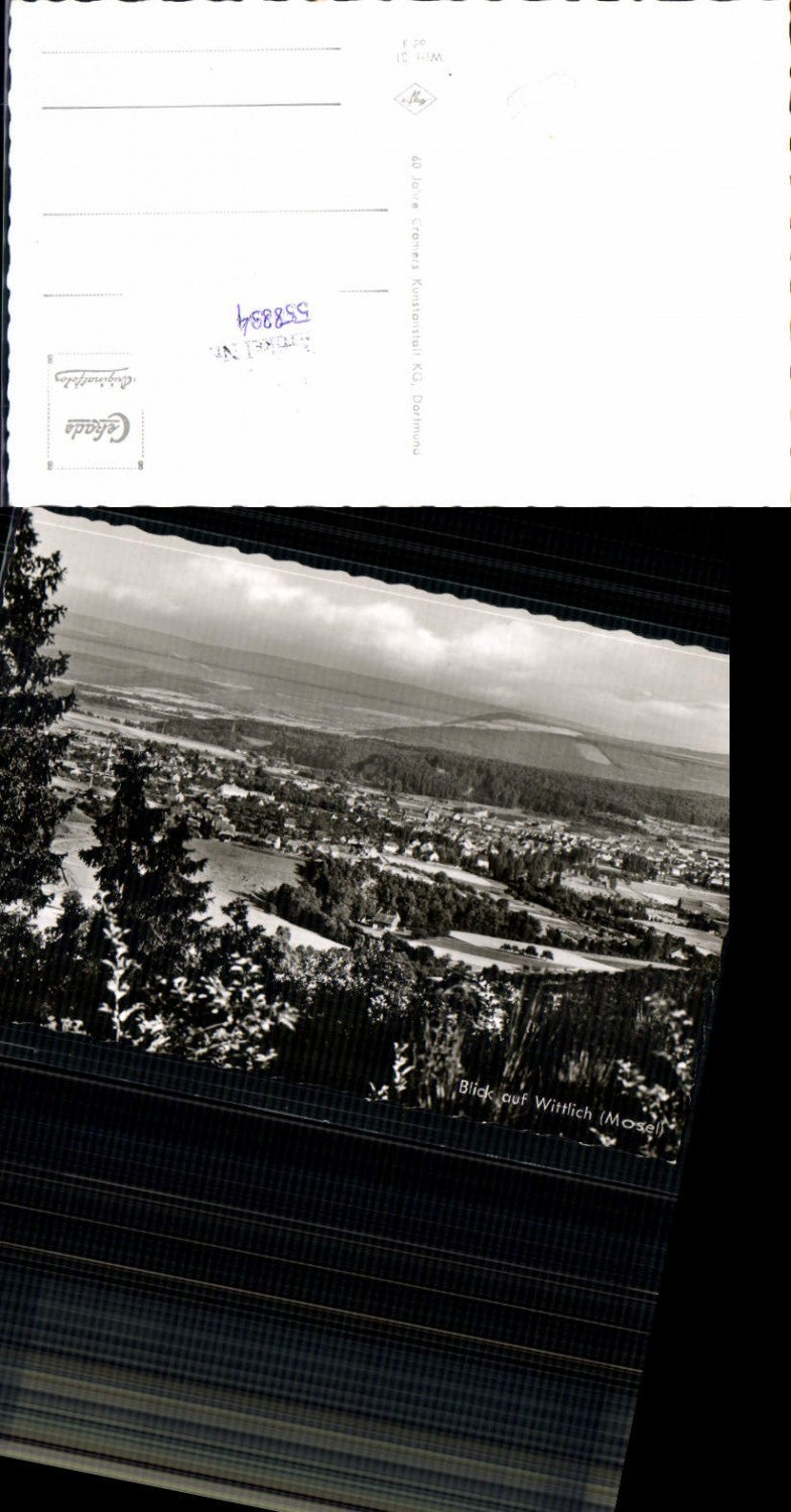 558894,Foto Ak Blick auf Wittlich Mosel Totale