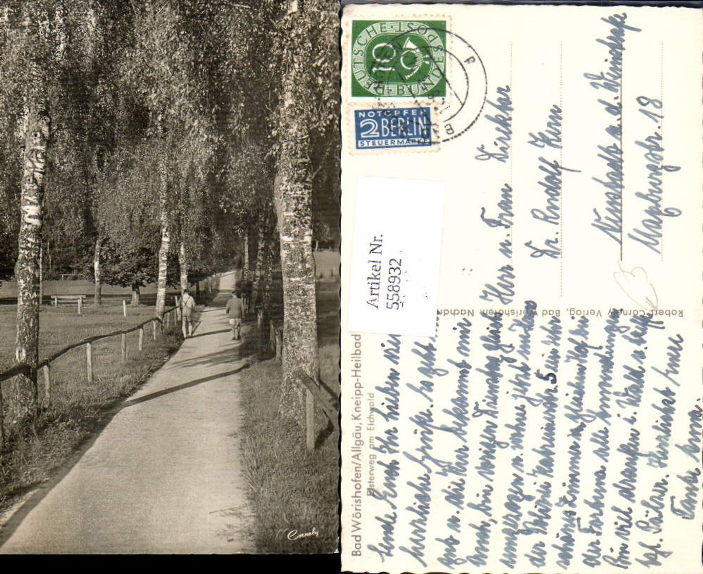558932,Bad Wörishofen Allgäu Kneipp-Heilbad Elsterweg a. Eichwald