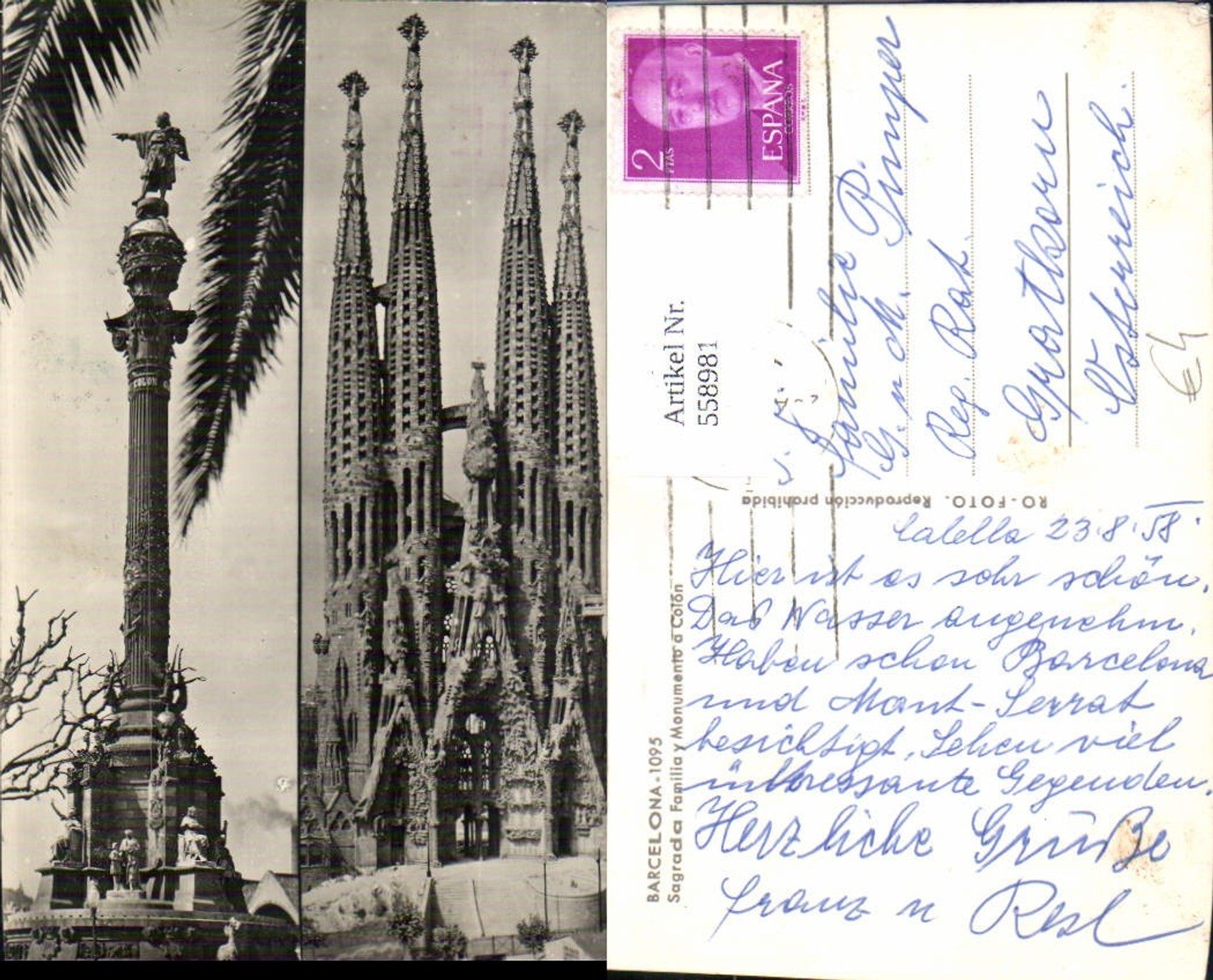 Alte Ansichtskarte – Old Postcard
